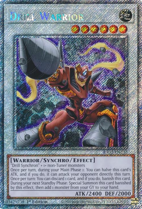 Drill Warrior (Platinum Secret Rare) (RA03-EN232)