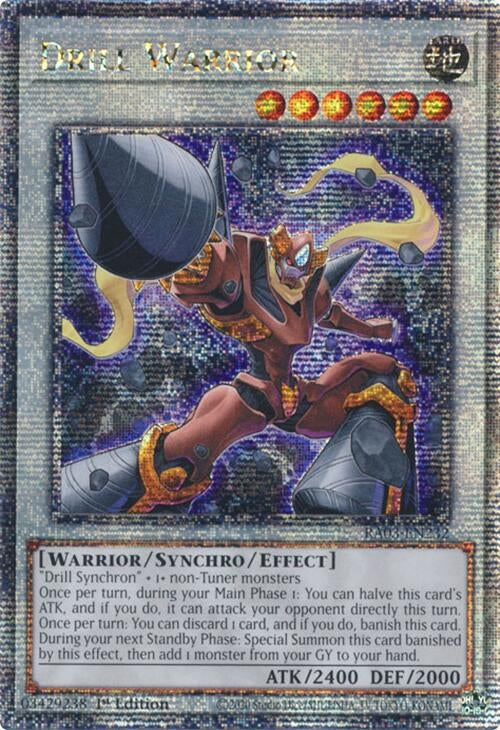 Image for Drill Warrior (Quarter Century Secret Rare) (RA03-EN232) - YuGiOh