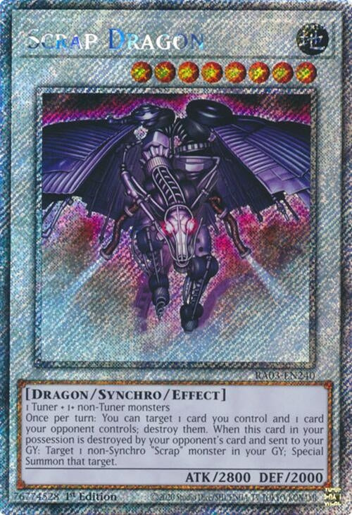 Scrap Dragon (Platinum Secret Rare) (RA03-EN240)