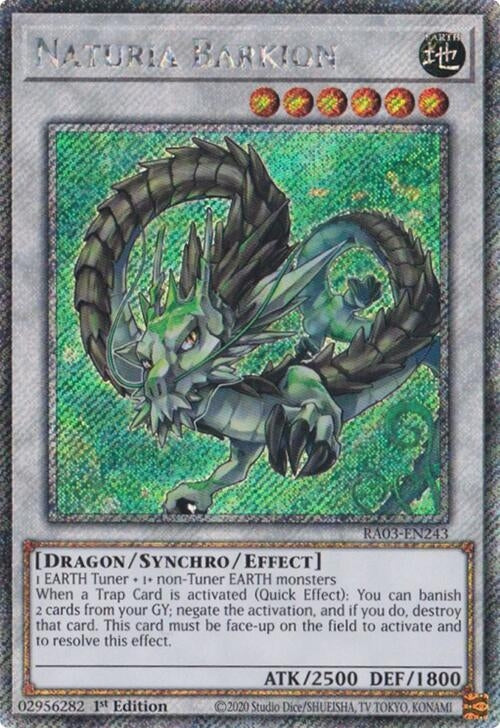 Naturia Barkion (Platinum Secret Rare) (RA03-EN243)