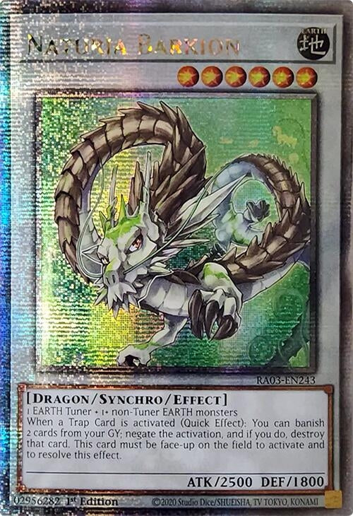 Image for Naturia Barkion (Quarter Century Secret Rare) (RA03-EN243) - YuGiOh