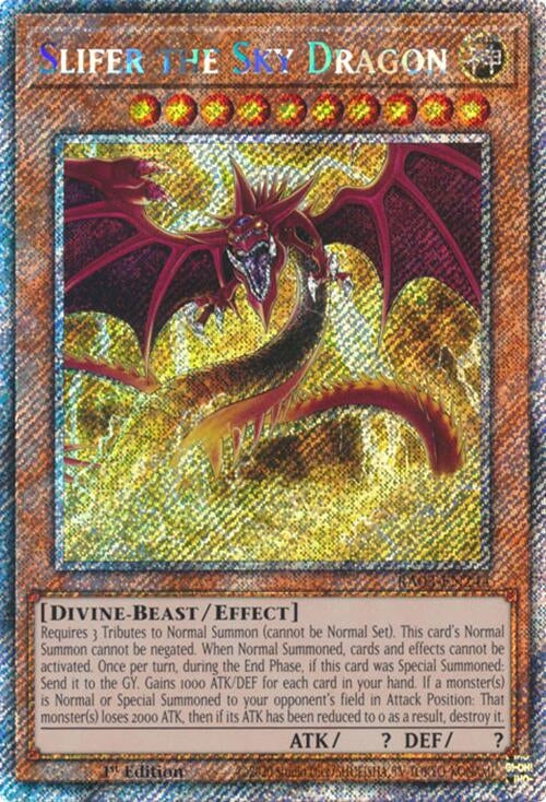 Slifer the Sky Dragon (Platinum Secret Rare) (RA03-EN244)