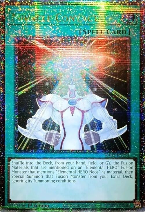 Image for Miracle Contact (Quarter Century Secret Rare) (RA03-EN253) - YuGiOh