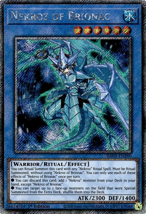 Nekroz of Brionac (Platinum Secret Rare) (RA03-EN260)