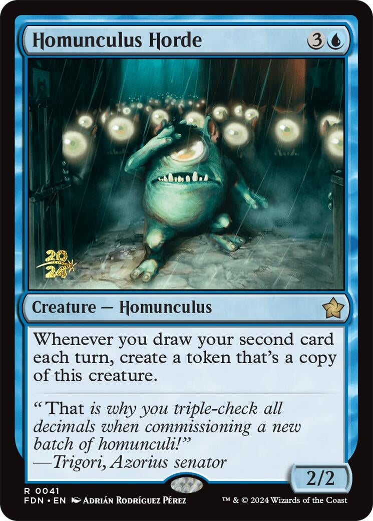Image for Homunculus Horde (41) (Prerelease Cards) - Magic: The Gathering