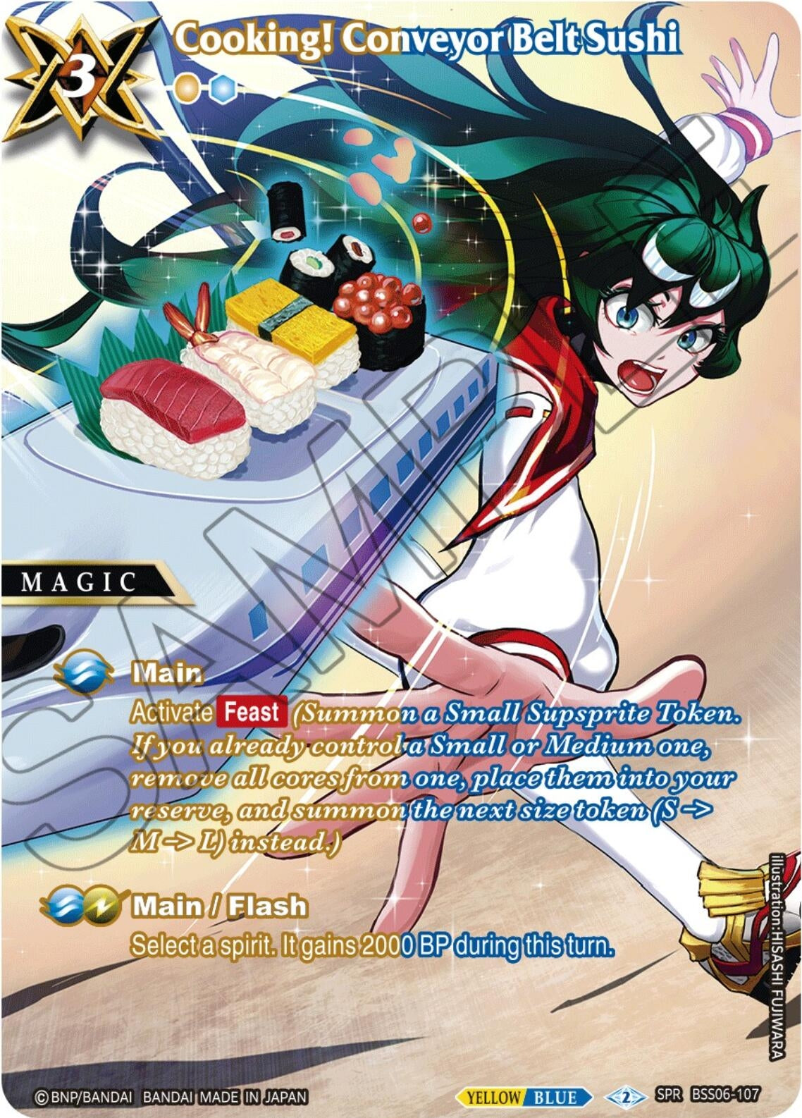 Cooking! Conveyor Belt Sushi (SPR) (BSS06-107) (Generational Link)