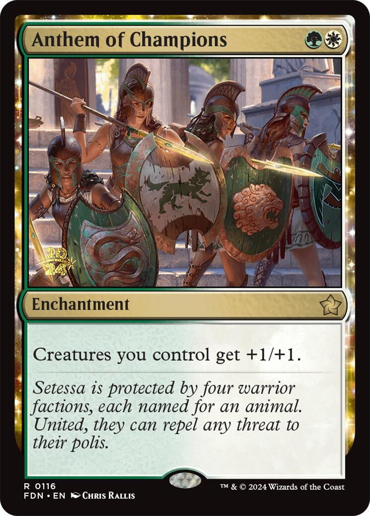 Image for Anthem of Champions (116) (Prerelease Cards) - Magic: The Gathering