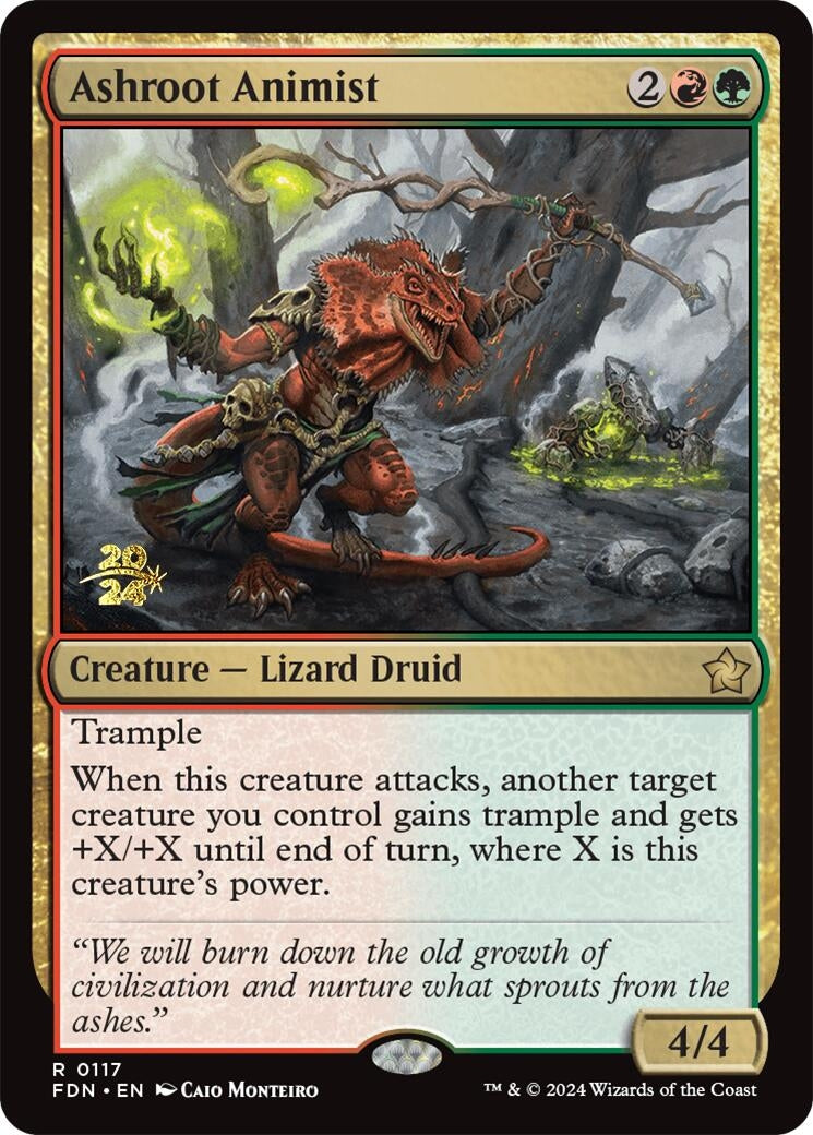 Image for Ashroot Animist (117) (Prerelease Cards) - Magic: The Gathering