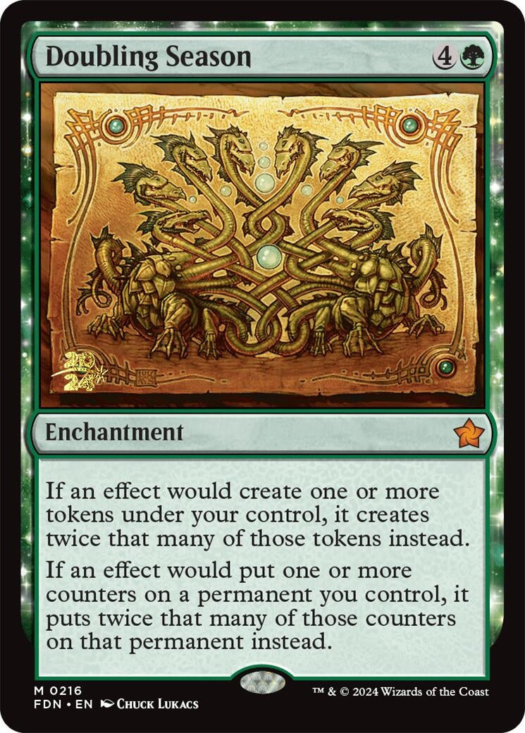 Image for Doubling Season (216) (Prerelease Cards) - Magic: The Gathering