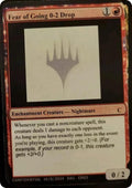 Image for Fear of Going 0-2 Drop (Un-Known Event Playtest Cards) - Magic: The Gathering