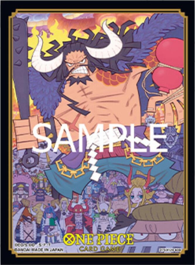 Image for One Piece Card Game Official Sleeves: TCG+ Store Edition Vol.1 - Kaido (70-Pack) - Card Sleeves