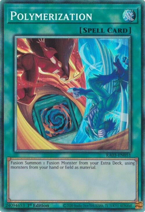 Image for Polymerization (B) (HERO Art) (PCR) (RA03-EN051) - YuGiOh