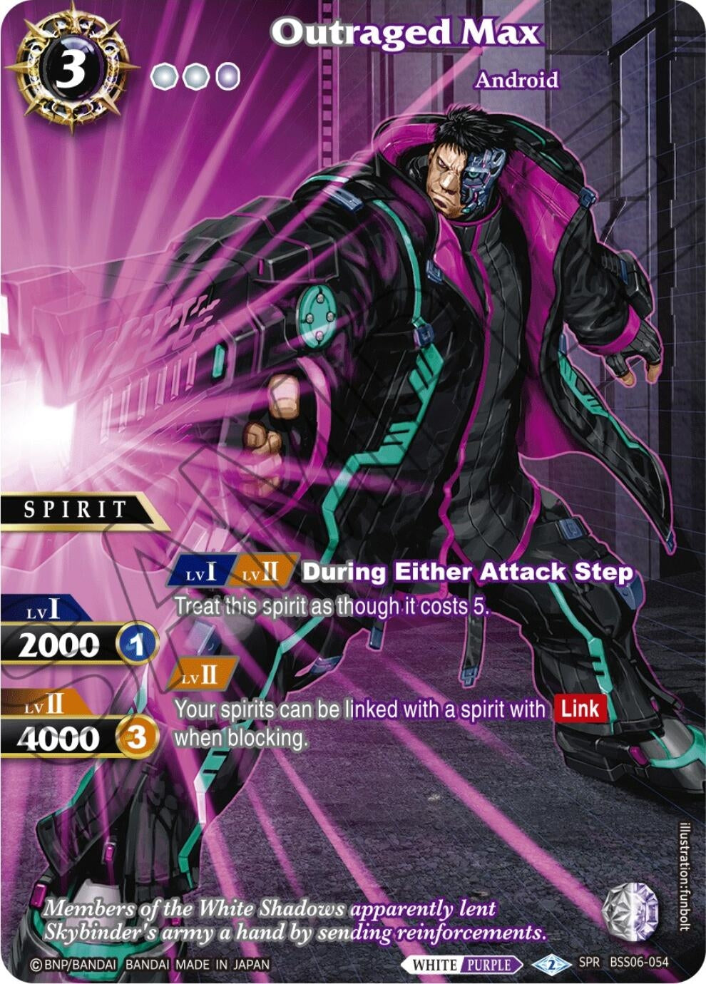 Image for Outraged Max (SPR) (BSS06-054) (Generational Link) - Battle Spirits Saga