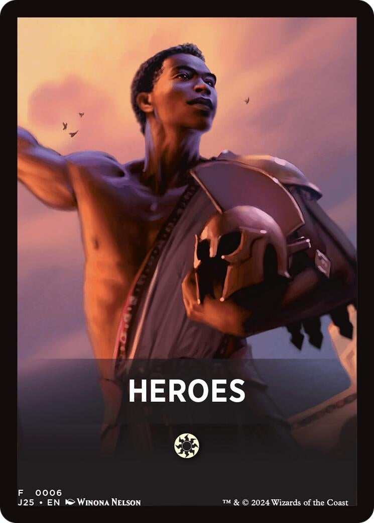 Image for Heroes Theme Card (6) (Foundations Jumpstart) - Magic: The Gathering