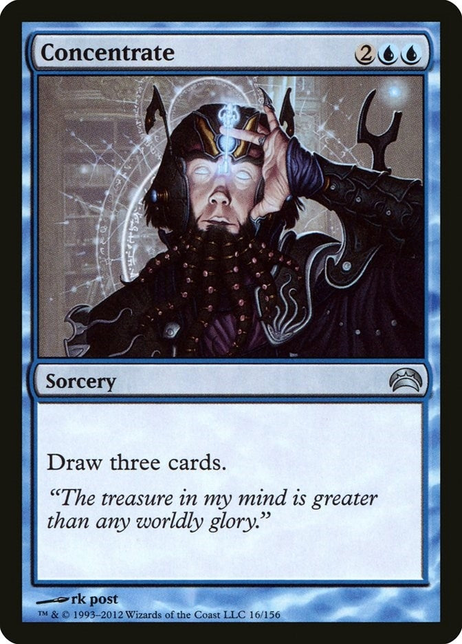 Image for Concentrate (16) (Planechase 2012) - Magic: The Gathering