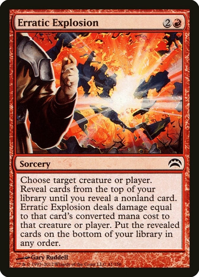 Image for Erratic Explosion (41) (Planechase 2012) - Magic: The Gathering