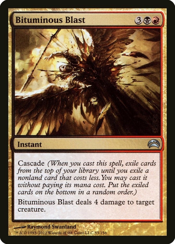 Image for Bituminous Blast (83) (Planechase 2012) - Magic: The Gathering