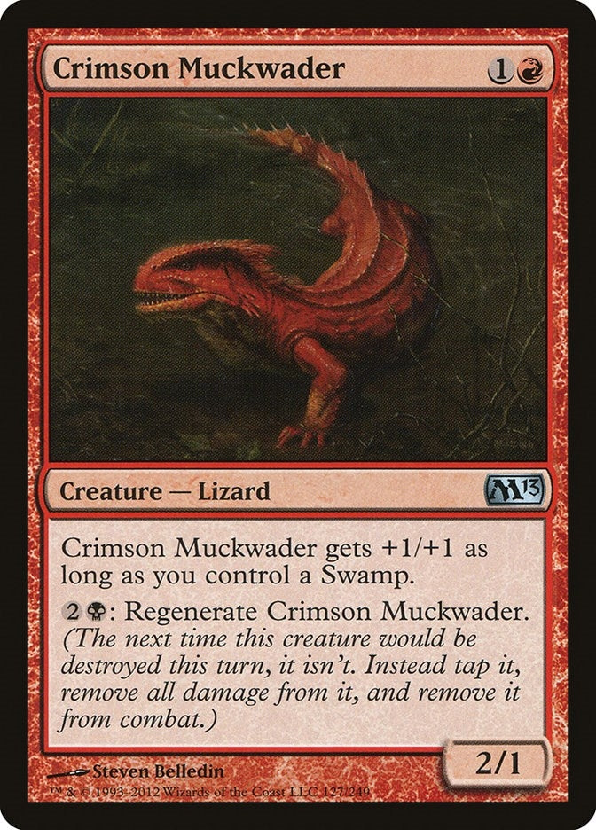 Image for Crimson Muckwader (127) (Magic 2013 (M13)) - Magic: The Gathering