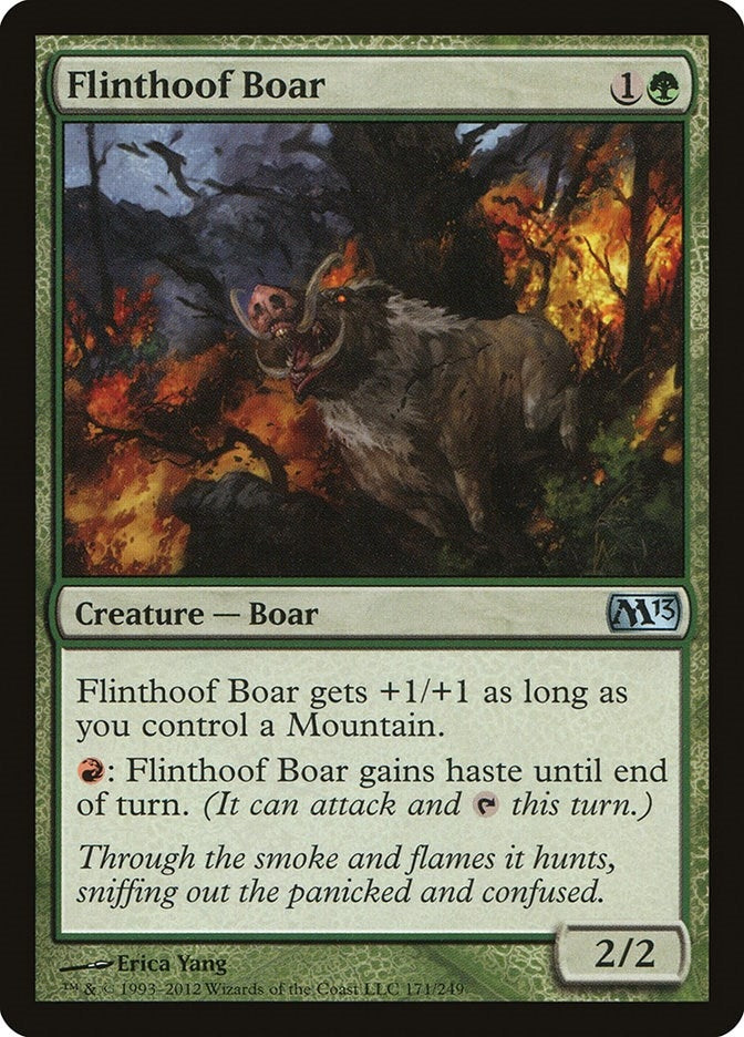 Image for Flinthoof Boar (171) (Magic 2013 (M13)) - Magic: The Gathering