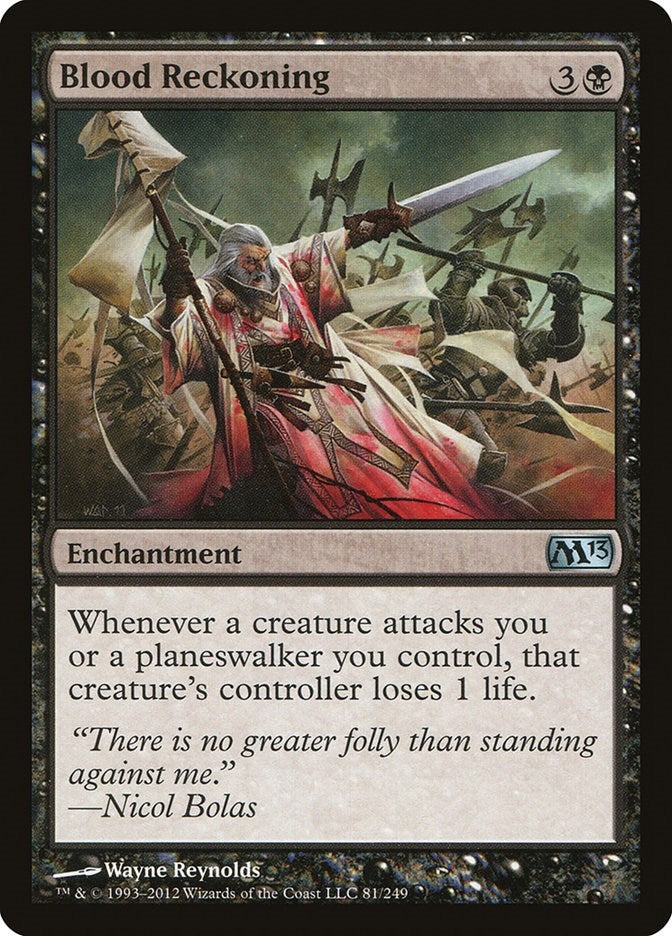 Image for Blood Reckoning (81) (Magic 2013 (M13)) - Magic: The Gathering