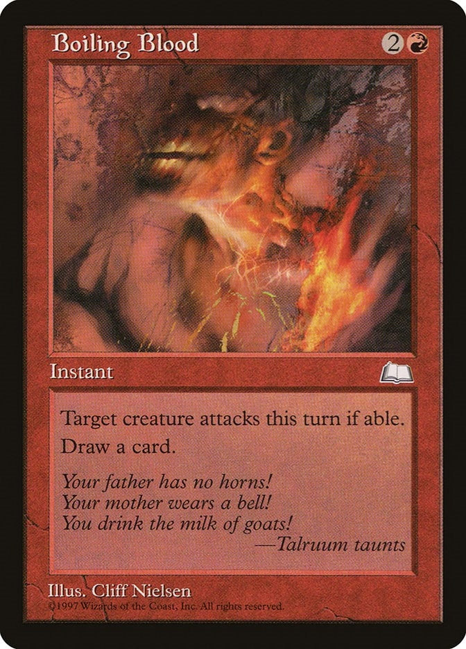 Image for Boiling Blood (Weatherlight) - Magic: The Gathering