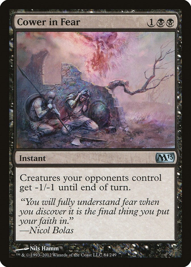 Image for Cower in Fear (84) (Magic 2013 (M13)) - Magic: The Gathering
