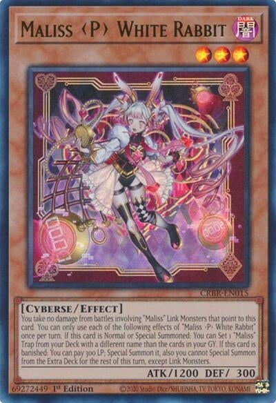 Image for Maliss P White Rabbit (CRBR-EN015) (CRBR) - YuGiOh