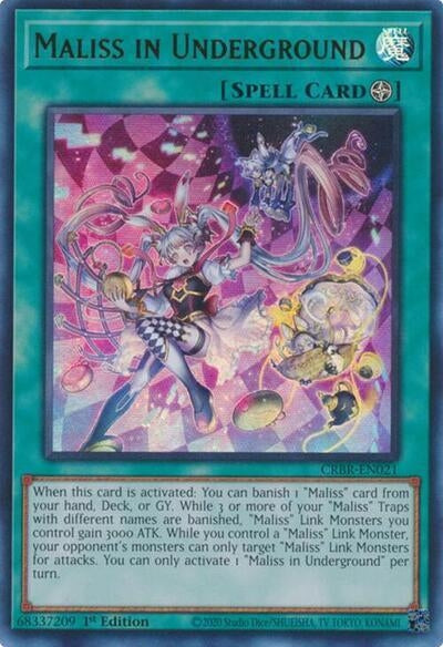 Image for Maliss in Underground (CRBR-EN021) (CRBR) - YuGiOh