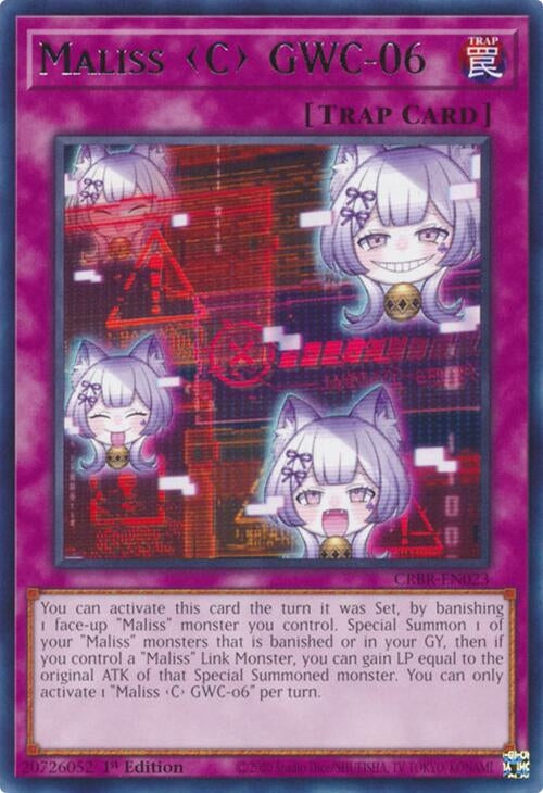 Image for Maliss C GWC-06 (CRBR-EN023) (CRBR) - YuGiOh