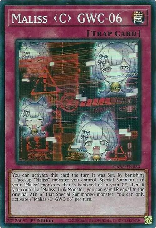 Image for Maliss C GWC-06 (SR) (CRBR-EN023) (CRBR) - YuGiOh