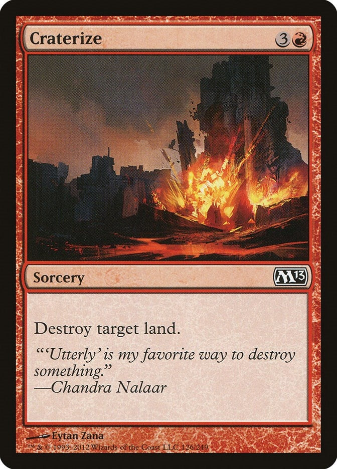 Image for Craterize (126) (Magic 2013 (M13)) - Magic: The Gathering