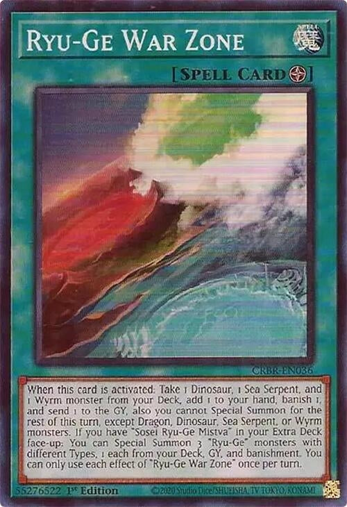 Image for Ryu-Ge War Zone (CRBR-EN036) (CRBR) - YuGiOh