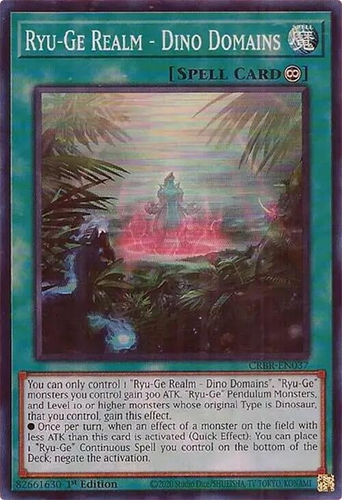 Image for Ryu-Ge Realm - Dino Domains (SR) (CRBR-EN037) (CRBR) - YuGiOh