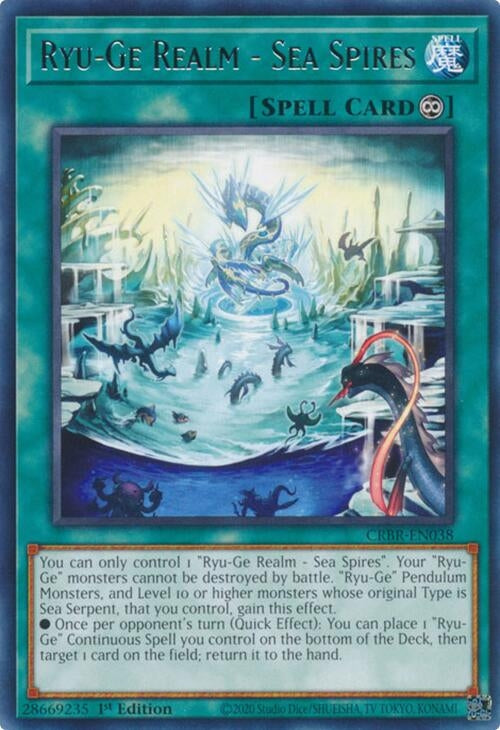 Image for Ryu-Ge Realm - Sea Spires (CRBR-EN038) (CRBR) - YuGiOh