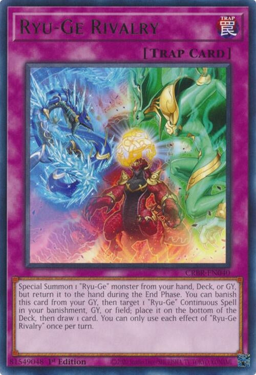 Image for Ryu-Ge Rivalry (CRBR-EN040) (CRBR) - YuGiOh