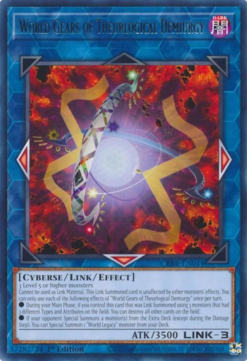 Image for World Gears of Theurlogical Demiurgy (CRBR-EN044) (CRBR) - YuGiOh