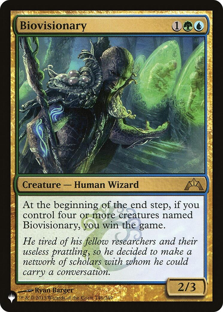 Image for Biovisionary (146/249) (The List Reprints) - Magic: The Gathering