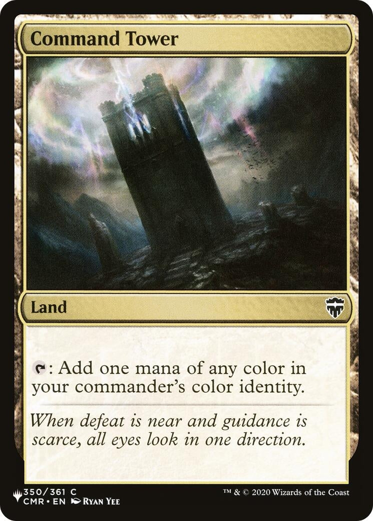 Image for Command Tower (CMR) (350/361) (The List Reprints) - Magic: The Gathering