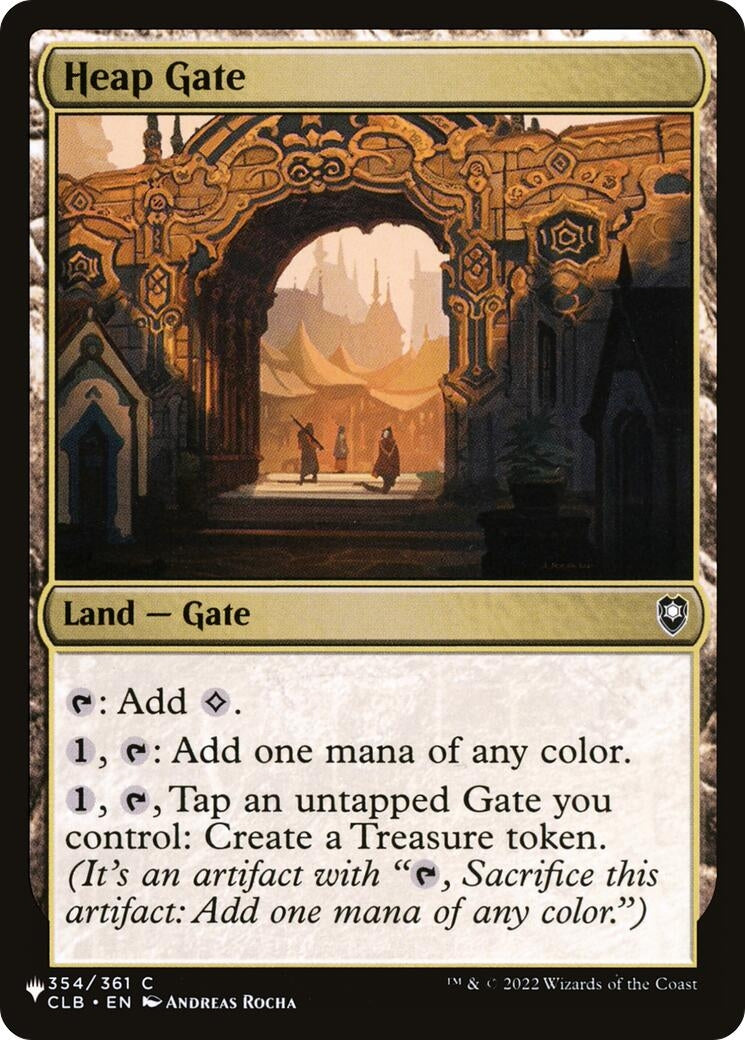 Image for Heap Gate (354/361) (The List Reprints) - Magic: The Gathering