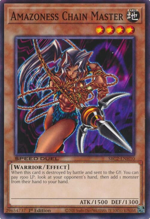 Image for Amazoness Chain Master (SBC2-ENH10) (SBC2) - YuGiOh