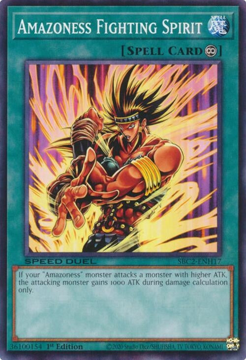Image for Amazoness Fighting Spirit (SBC2-ENH17) (SBC2) - YuGiOh