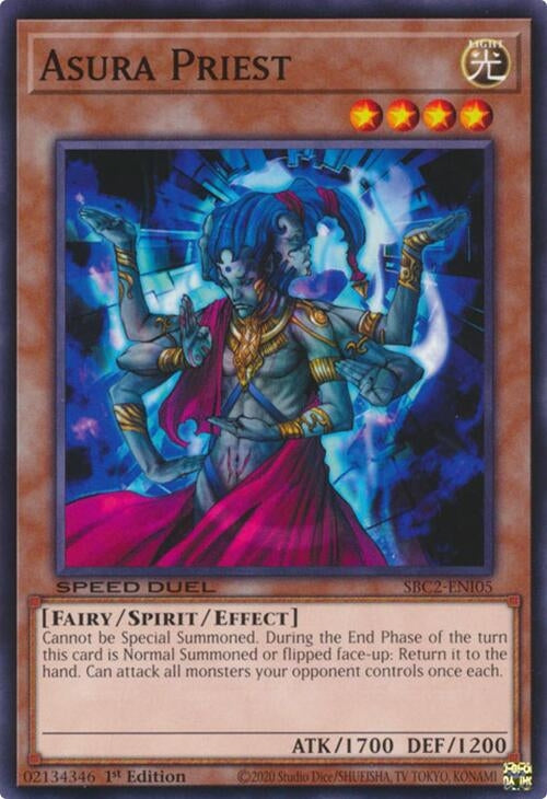 Image for Asura Priest (SBC2-ENI05) (SBC2) - YuGiOh