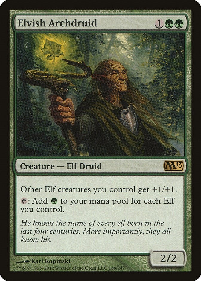 Image for Elvish Archdruid (168) (Magic 2013 (M13)) - Magic: The Gathering