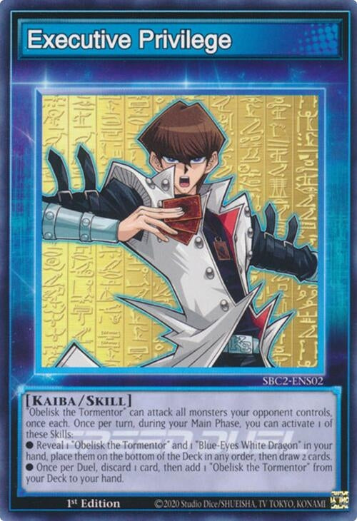 Image for Executive Privilege (SBC2-ENS02) (SBC2) - YuGiOh