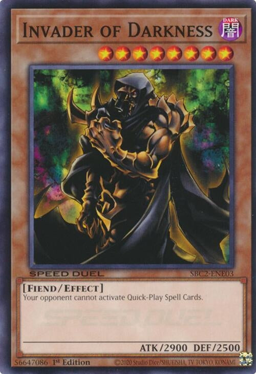 Image for Invader of Darkness (SBC2-ENE03) (SBC2) - YuGiOh