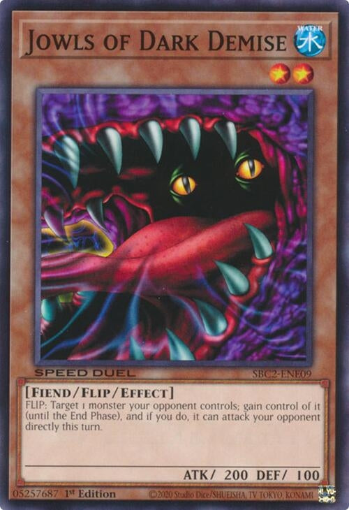 Image for Jowls of Dark Demise (SBC2-ENE09) (SBC2) - YuGiOh