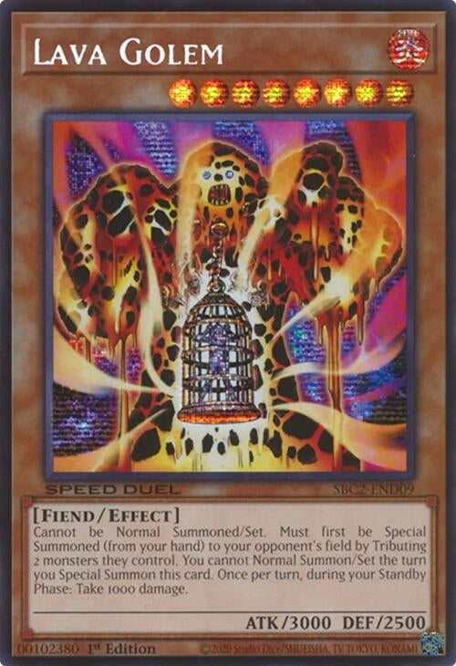 Lava Golem (PSR) (SBC2-END09) (SBC2)
