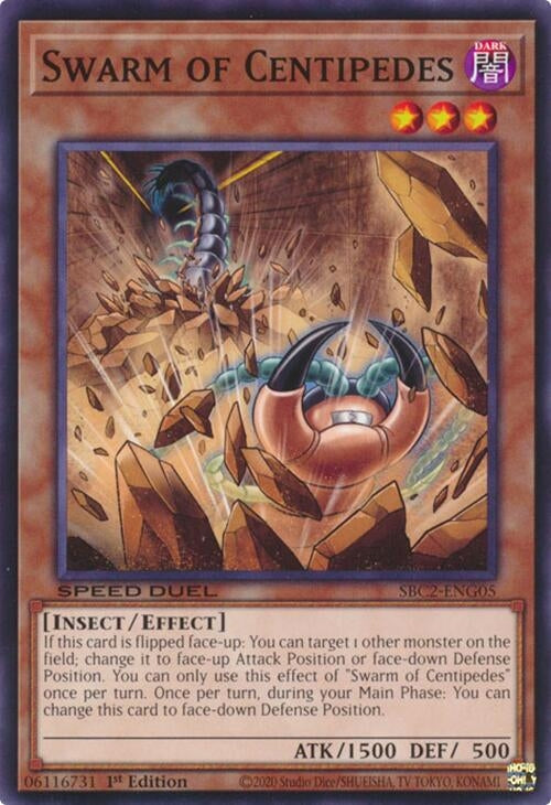 Image for Swarm of Centipedes (SBC2-ENG05) (SBC2) - YuGiOh