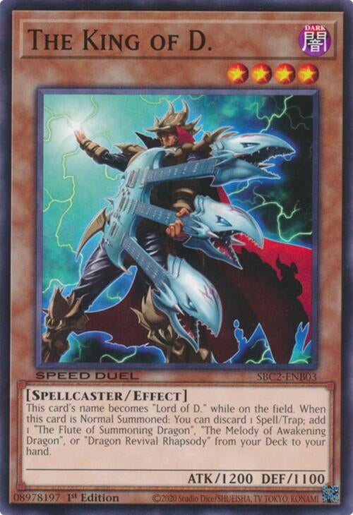 Image for The King of D. (SBC2-ENB03) (SBC2) - YuGiOh