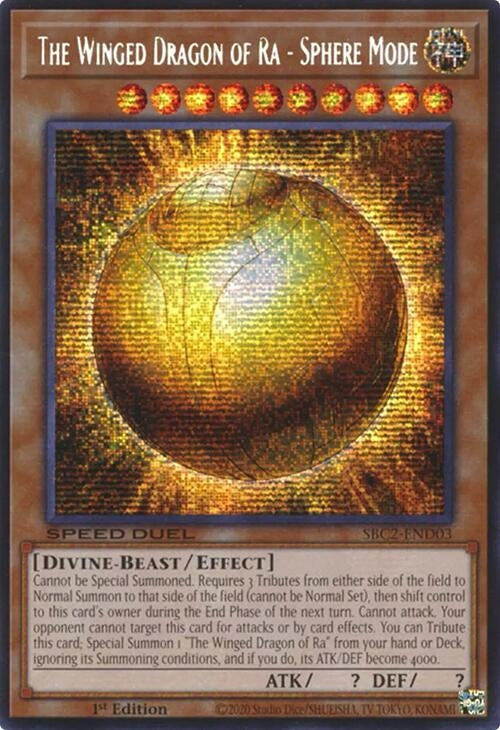The Winged Dragon of Ra - Sphere Mode (PSR) (SBC2-END03) (SBC2)